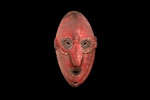 Red Lower Sepik/Ramu mask