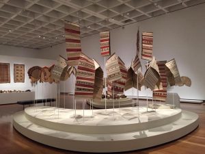 Display of Tuhu hoods and Biruko
