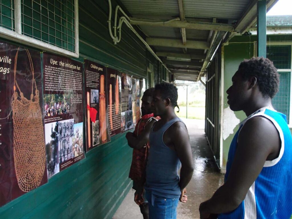 Junior Pais exhibition in Autonomous Region of Bougainville